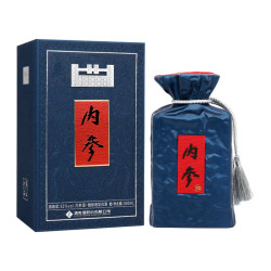 酒鬼 JIUGUI）酒鬼酒 内参酒 · 宝石蓝  馥郁香型 白酒 52度 500mL 1瓶 单盒装