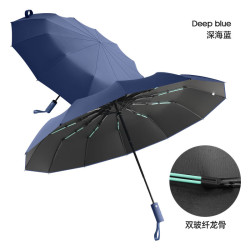 温诗欧 16骨双龙骨抗风黑胶太阳伞