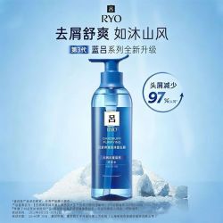 吕 洗发水舒爽清润净澈去屑400ml清洁控油清爽洗发膏开学宿舍