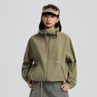 探拓 春夏山系防晒衣男女户外连帽情侣款户外风衣轻薄外套