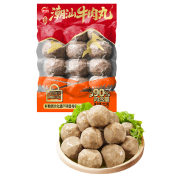 思念 90%肉含量 潮汕牛肉丸252g 赠火锅底料