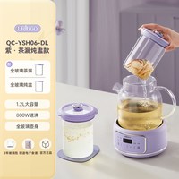 URINGO 养生壶纯玻璃恒温家用多功能小型炖煮一体玻璃壶水壶茶壶