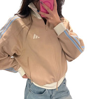 adidas 女子舒适百搭柔软亲肤户外运动健身夹克外套KV0600 KV0600 M