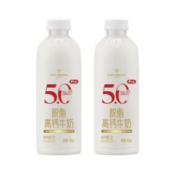 1号会员店 One’s Member）5.0蛋白PRO脱脂高钙牛奶950ml*2共1900mL