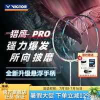 VICTOR 羽毛球拍全碳素训练级进攻拍猎鹰小隼 TK-HAWK PRO