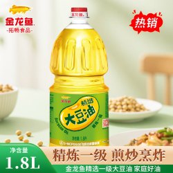 金龙鱼 精炼一级大豆油 1.8L 桶装