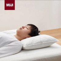 無印良品 MUJI 全棉羽绒羽毛枕枕芯