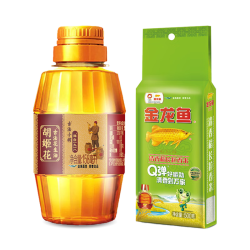 金龙鱼 胡姬花米油年货组合装 长粒香米500g+花生油158ml