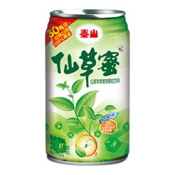 泰山 仙草蜜330克*24罐 拆箱 饮料凉茶福建特产
