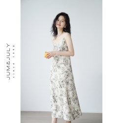 嘉茱莉 新中式连衣裙 Q959
