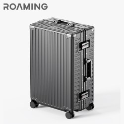 ROAMING 铝框款行李箱万向轮皮箱拉杆箱28旅行箱20登机箱子24寸26男女