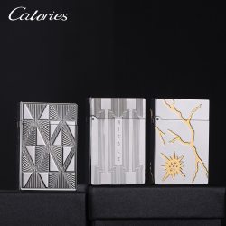 Calories 卡路官方旗舰店男士朗声打火机微瑕高档黄铜一体特价捡漏