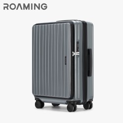 ROAMING 侧开盖行李箱可扩展拉杆箱拉链20寸24旅行箱登机皮箱女男