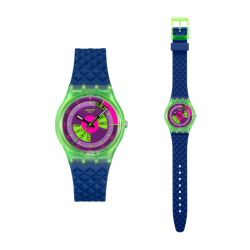 swatch 霓虹彩盘 石英腕表