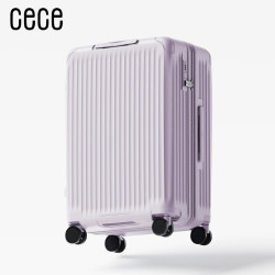 CECE 可扩展大容量行李箱女拉杆登机旅行密码箱YKK防爆拉链万向轮
