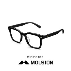 MOLSION 1.60防蓝光镜片+MJ3039黑框光学近视镜