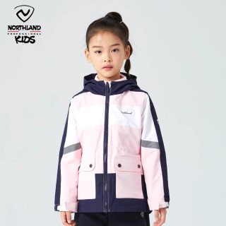 诺诗兰 女童时尚三合一冲锋衣