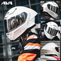 移动端：AVA 钛闪电摩托车头盔机车全盔男女四季骑行跑盔大尾翼赛盔夏季3C