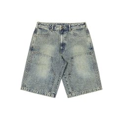 Dickies 帝酷适26春夏新款牛仔工装短裤前侧贴片装饰双膝短裤男女J
