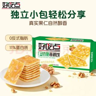 好吃点 香脆核桃饼 208g