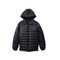 Champion 冬季男款带帽保暖棉服中长外套