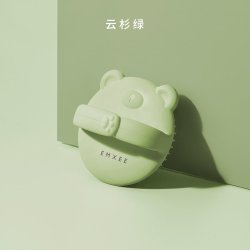 嫚熙 婴儿洗头刷硅胶宝宝去头垢用品搓澡新生儿童洗澡神器沐浴海棉