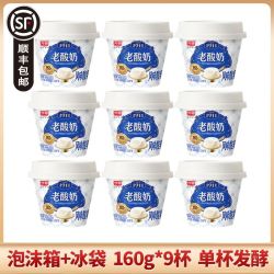 光明 老酸奶1911酸牛奶160g*9杯原味营养早餐