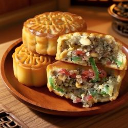 老式五仁月饼手工制作经典青红丝五仁400克一罐糕点零食送礼批发