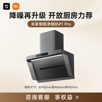 米家 P1 Pro系列 CXW-165-MJ04C 侧吸式吸油烟机 星辰银