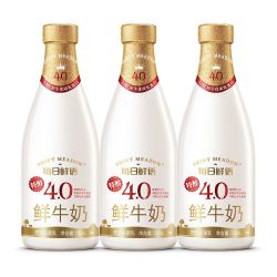 每日鲜语 鲜牛奶4.0蛋白720ml*3瓶巴氏杀菌低温鲜奶早餐奶全脂
