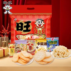 旺旺 零食大礼包528膨化食品混合装喜庆风日期新鲜六一儿童节礼物