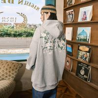 百亿补贴：FORNINES 赵昭仪同款FORNINES国潮重磅刺绣卫衣男女连帽衫宽松百搭美式外套