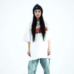 WHOOSIS FAMILY卡通短袖t恤重磅棉休闲美式男女同款