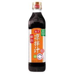 海天 凉拌汁500ml 捞汁小海鲜柠檬鸡爪凉拌菜生腌0脂酱油调味汁 凉拌汁500ml*1瓶
