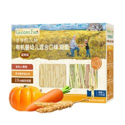 爷爷的农场 宝宝辅食有机婴标高铁婴幼儿面条25g*2小包装 宝宝面碎碎面