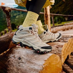 MERRELL MOAB3中高帮登山鞋男女防水防滑户外专业运动徒步鞋