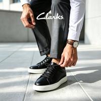 Clarks 其乐男鞋经典牛皮轻量舒适休闲百搭板鞋