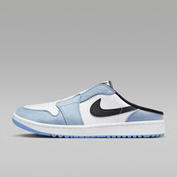 NIKE 男女新款AIR JORDAN MULE一脚蹬穆勒鞋AJ1休闲运动鞋 FJ1214-400 北卡蓝/晒图退10 36