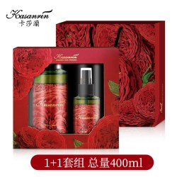 卡莎灡 大马士革玫瑰纯露400ml补水保湿鲜花纯露爽肤水正品