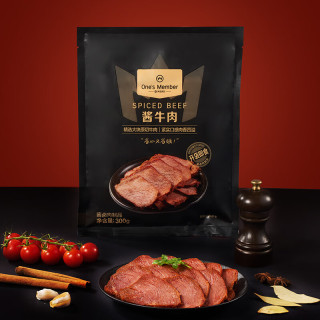 1号会员店 One’s Member）冷藏即食酱牛肉300g原切牛肉卤味熟食凉拌下酒菜夜宵解馋零食