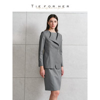TieForHer Parma IVY 常春藤高知瑞秋裙套装 烟灰色 L