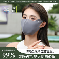 MULINGHUA/木灵花防晒冰丝面罩遮阳透气女护眼角口罩防紫外线无痕