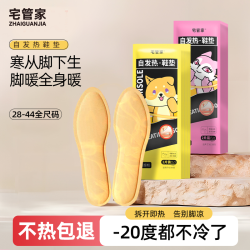 宅管家 发热鞋垫暖脚神器男女通用冬季防寒可行走一次性自热鞋垫