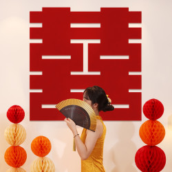 大喜字超大喜字贴婚房婚礼布置装饰结婚专用囍字女方卧室婚庆用品