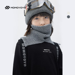 辰辰妈 MOMOYOYO套头反季脖套宝宝针织围脖加厚儿童围巾23DM031