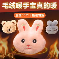 可爱毛绒暖手宝便捷替换芯学生儿童暖宝宝手握冬季取暖迷你暖身贴