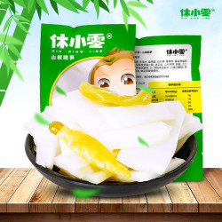 休小零山椒脆笋解馋笋片开袋即食办公室爽口零食散装新鲜泡椒口味