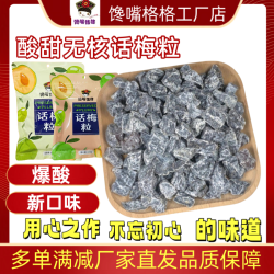 馋嘴格格 话梅粒/无核盐津梅饼/陈皮梅肉七分酸三分甜营养休闲零食