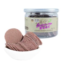 永富 野生蓝莓果片250g