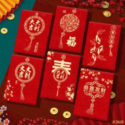 蛇年新款红包广式压岁包中号红包袋金葱纸2025利是封